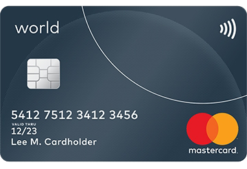 MasterCard World travel credit card, Aman Bank